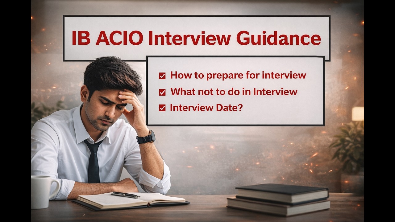 IB ACIO INTERVIEW DATES ! COMPLETE INTERVIEW STRATEGY  | #ibacio2025 #ibacio #ibaciointerview