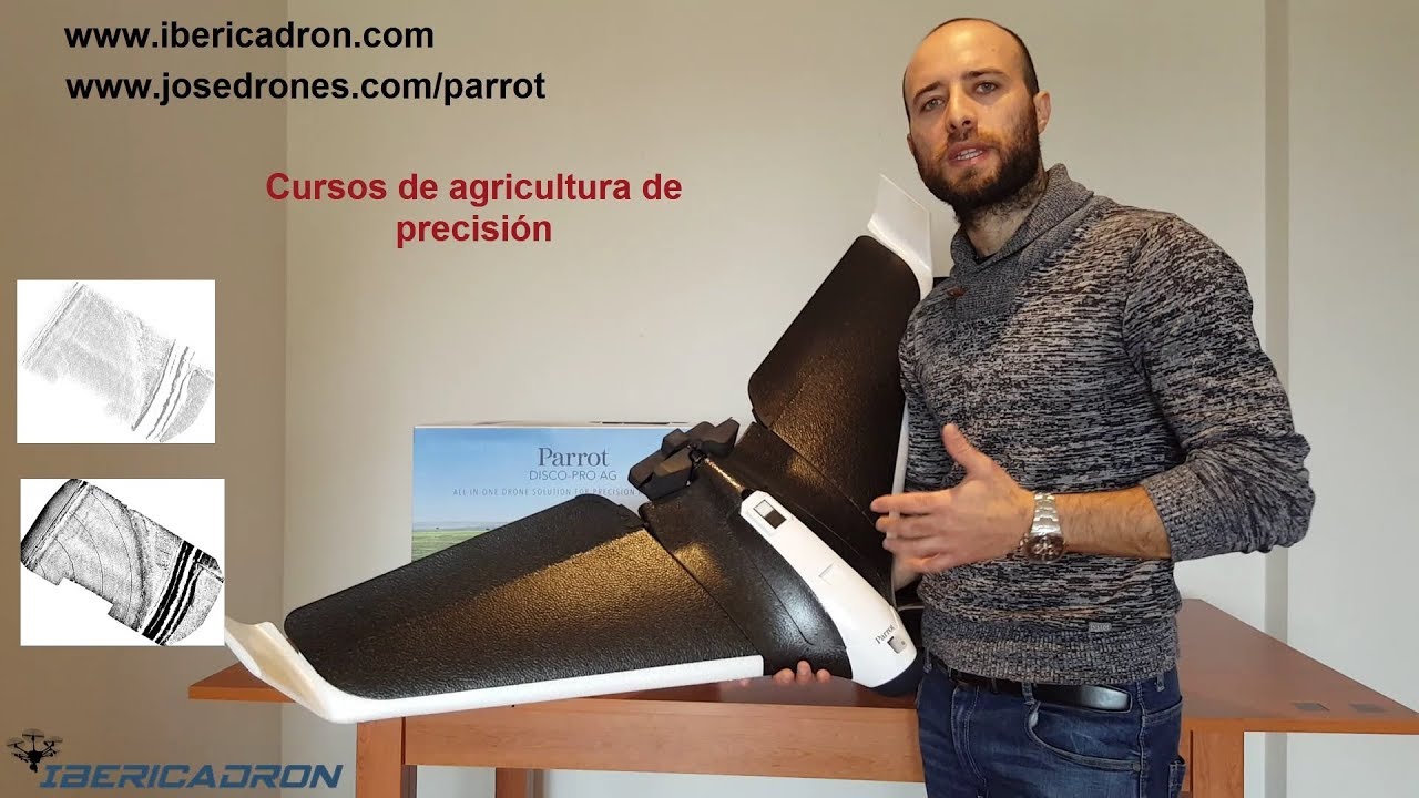 Agricultura de precisión Parrot Disco Pro AG y sequoia