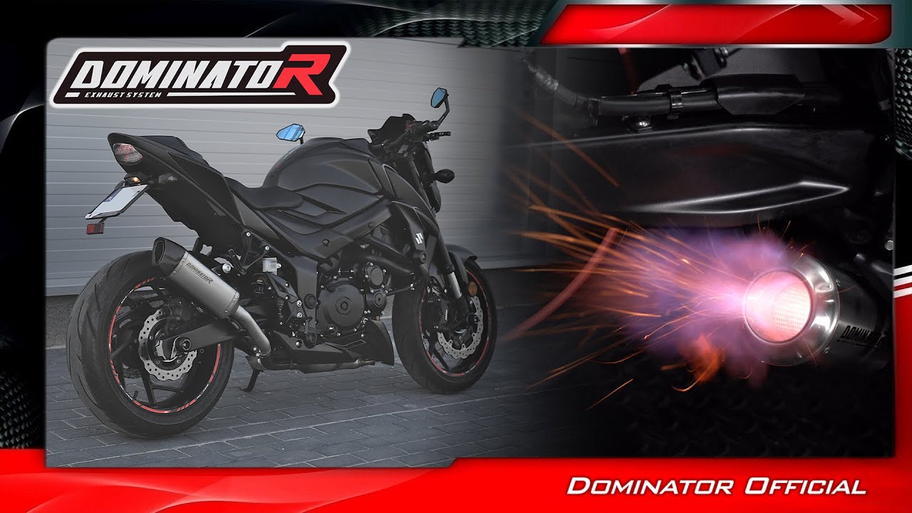 Suzuki GSX-S 750 | Звук выхлопа Dominator | Динамометр