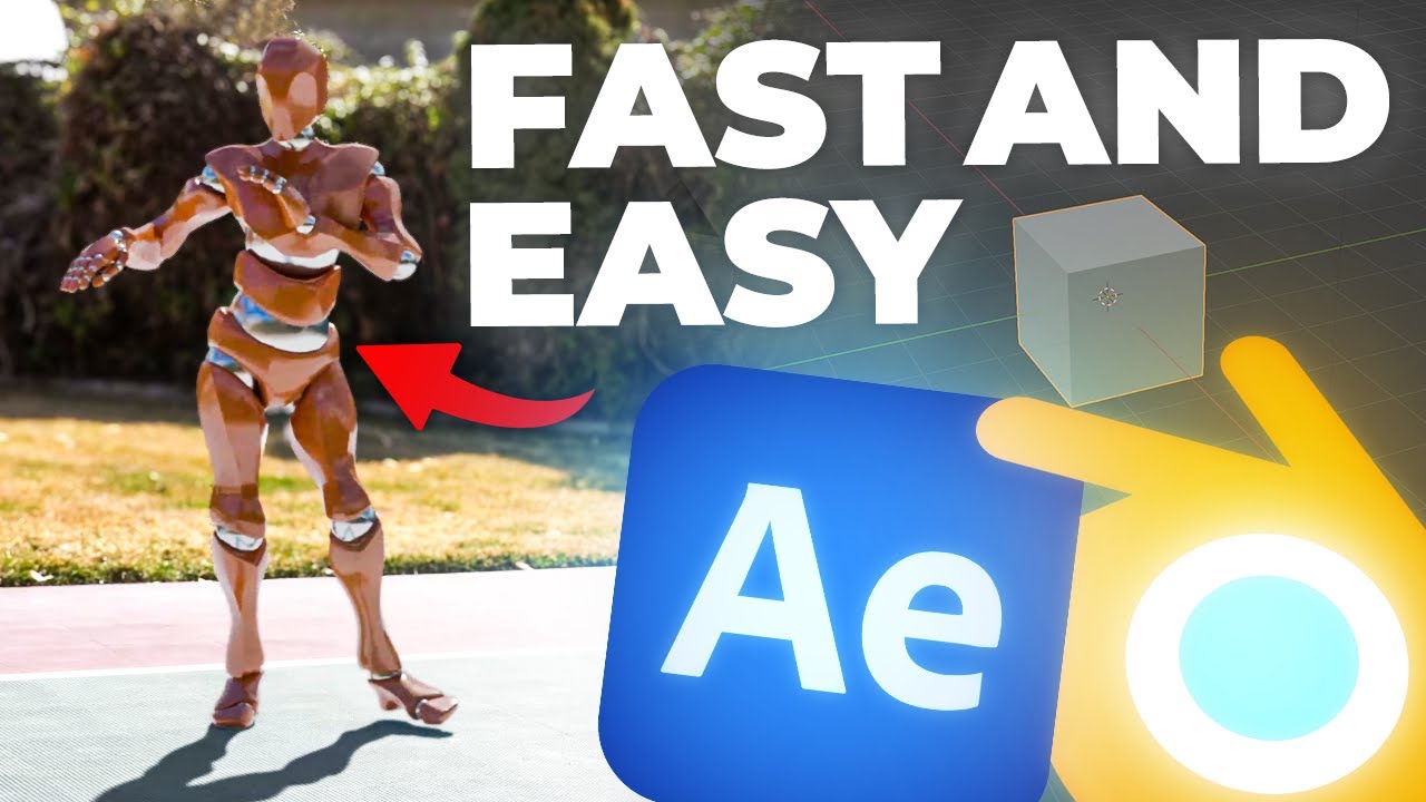 How To Add Realistic 3D Objects To Real Life Footage (Blender/After Effects) *Tutorial*