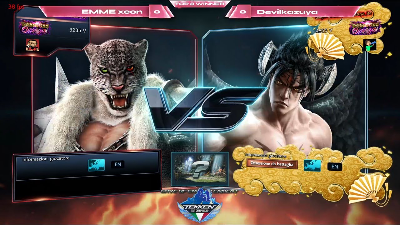 Tekken Italy Cup Invit. Xeon (A.King) vs Devilkazuya (Devil Jin)