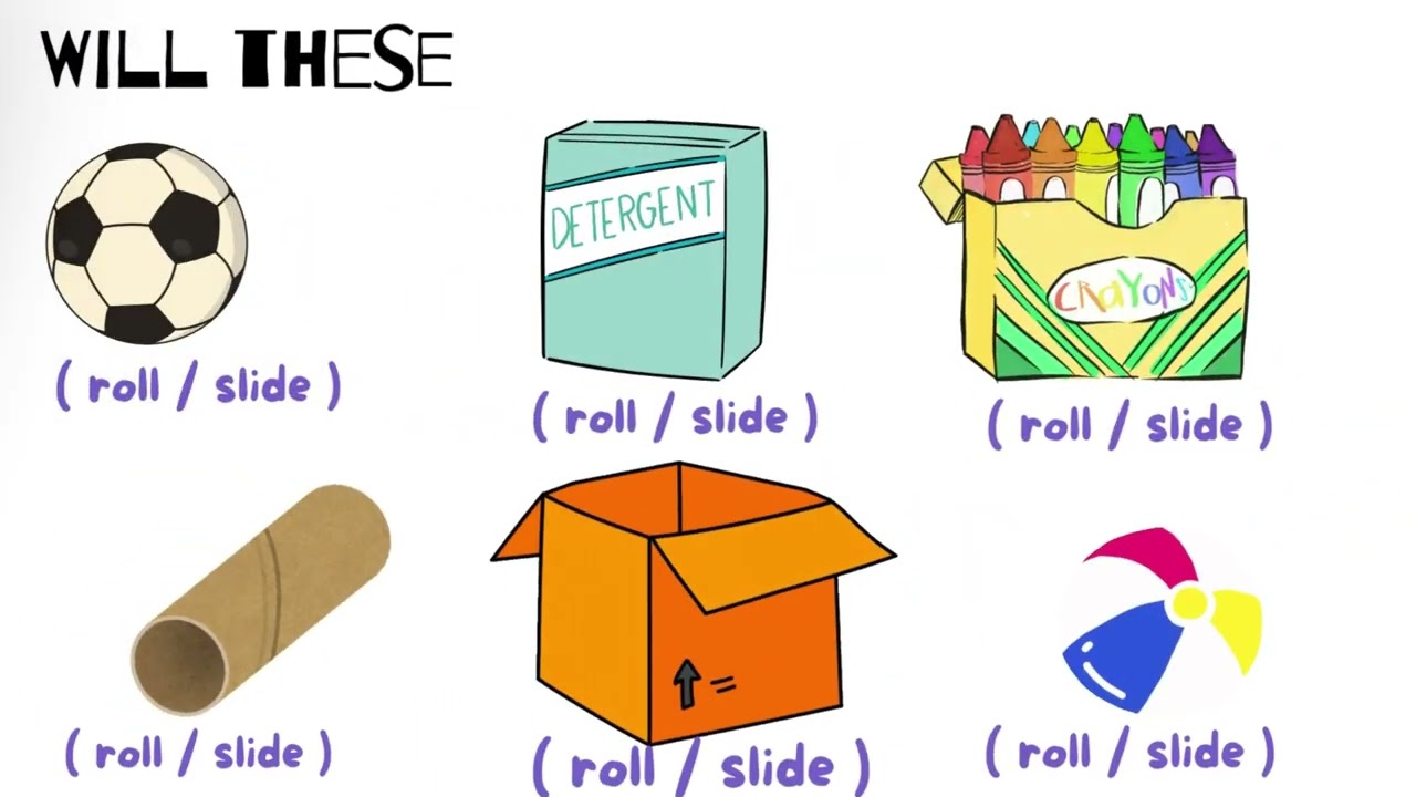 LESSON 36: 3-D OBJECTS – SLIDE AND ROLL  |Aligned Math lessons| Grade one