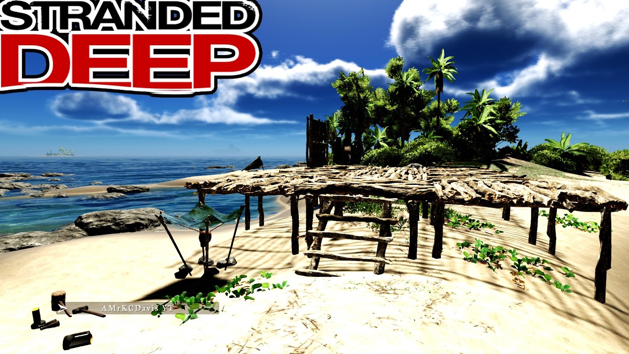 I Got FOOD, WATER and a BASE on STRANDED DEEP Xbox