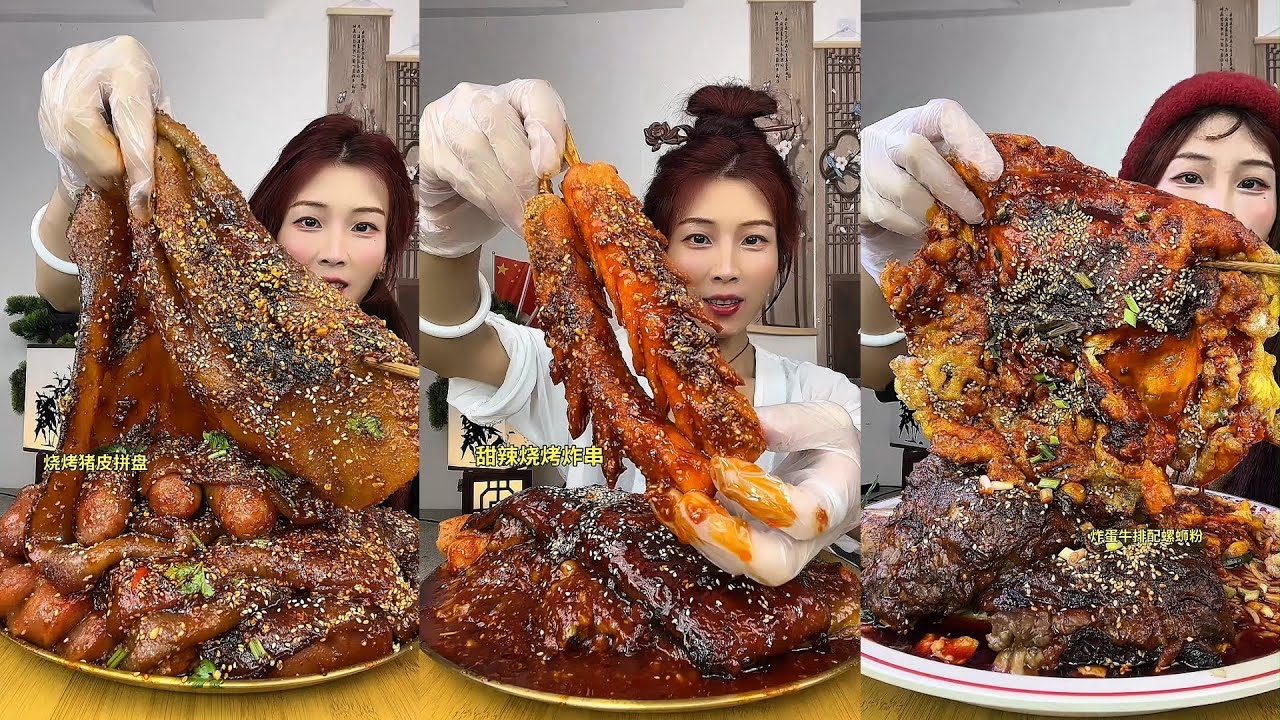 【ASMR】【MUKBANG】DELICIOUS DINING PROGRAM | HOMEMADE CHINESE FOOD | 食べる | 吃播 #咀嚼音