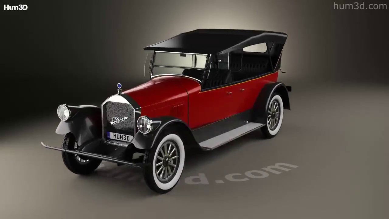 Pierce-Arrow Model 33 7-passenger Touring 1924 3D model by 3DModels.org