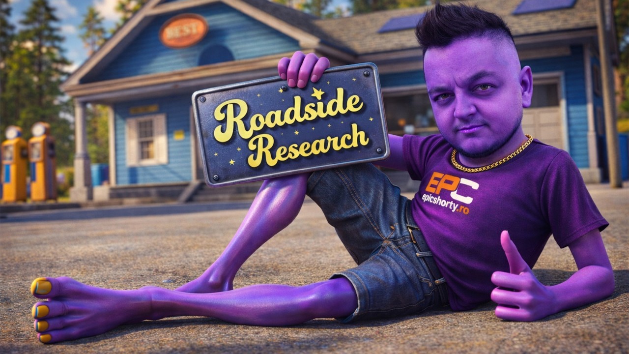 GAS STATION SIMULATOR... DAR SUNT EXTRATERESTRU! | Roadside Research - EP 1