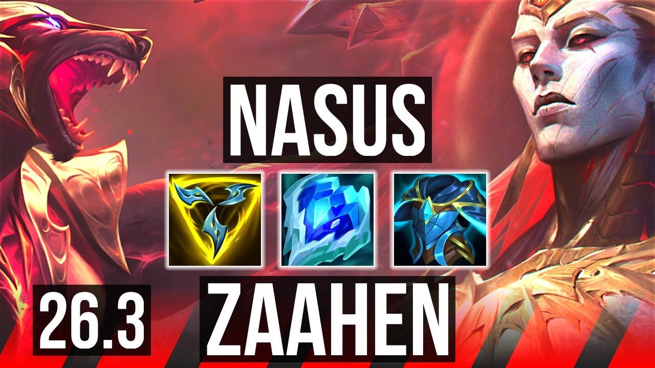 NASUS vs ZAAHEN (TOP) | KR Master | 26.3