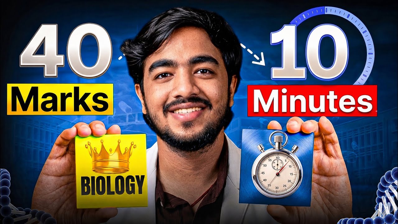 NEET 2026: 40 Marks in 10 minutes🤯| Biology Most important topics🔥