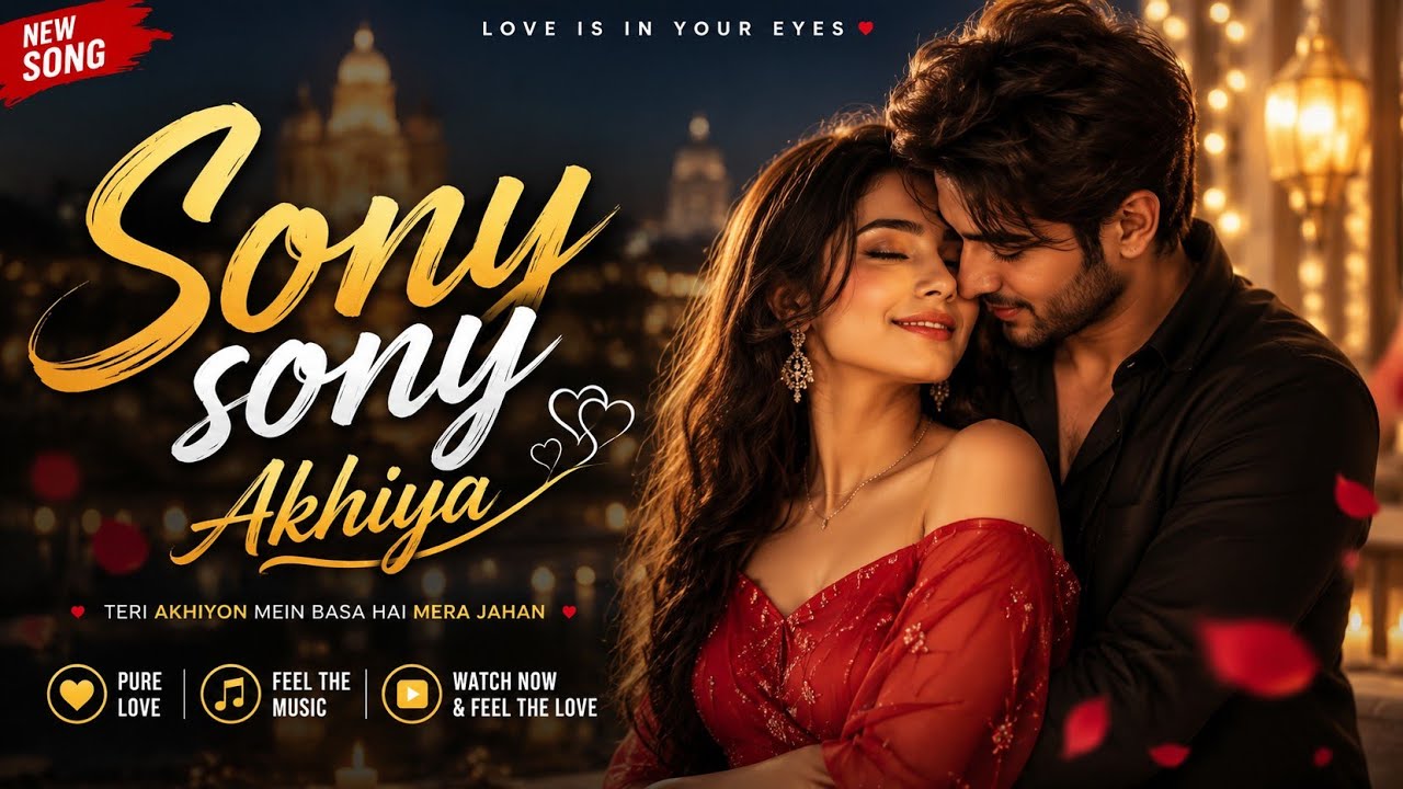 Soni Soni Akhiya ❤️ | New Romantic Hindi Song | Love Story Song 2026#song 