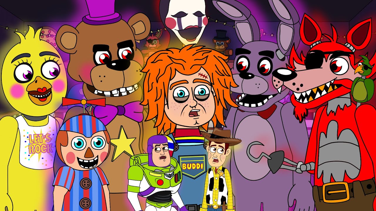 Chucky vs Five Nights at Freddy's vs Toy Story (FNAF Animation)