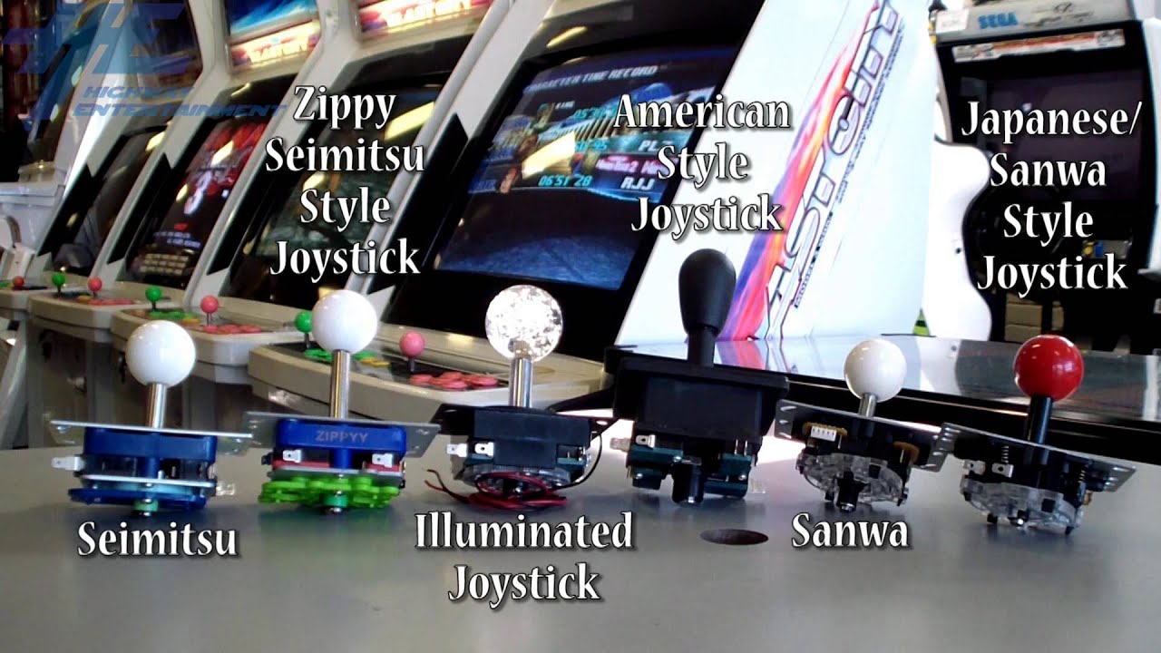 Customise Arcade Joysticks - Sanwa vs Seimitsu vs Generic Brands