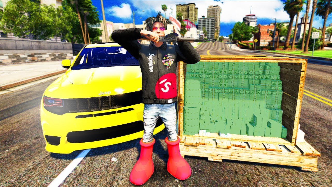 I Robbed a BANK in a 5000HP Hellcat GTA 5 RP