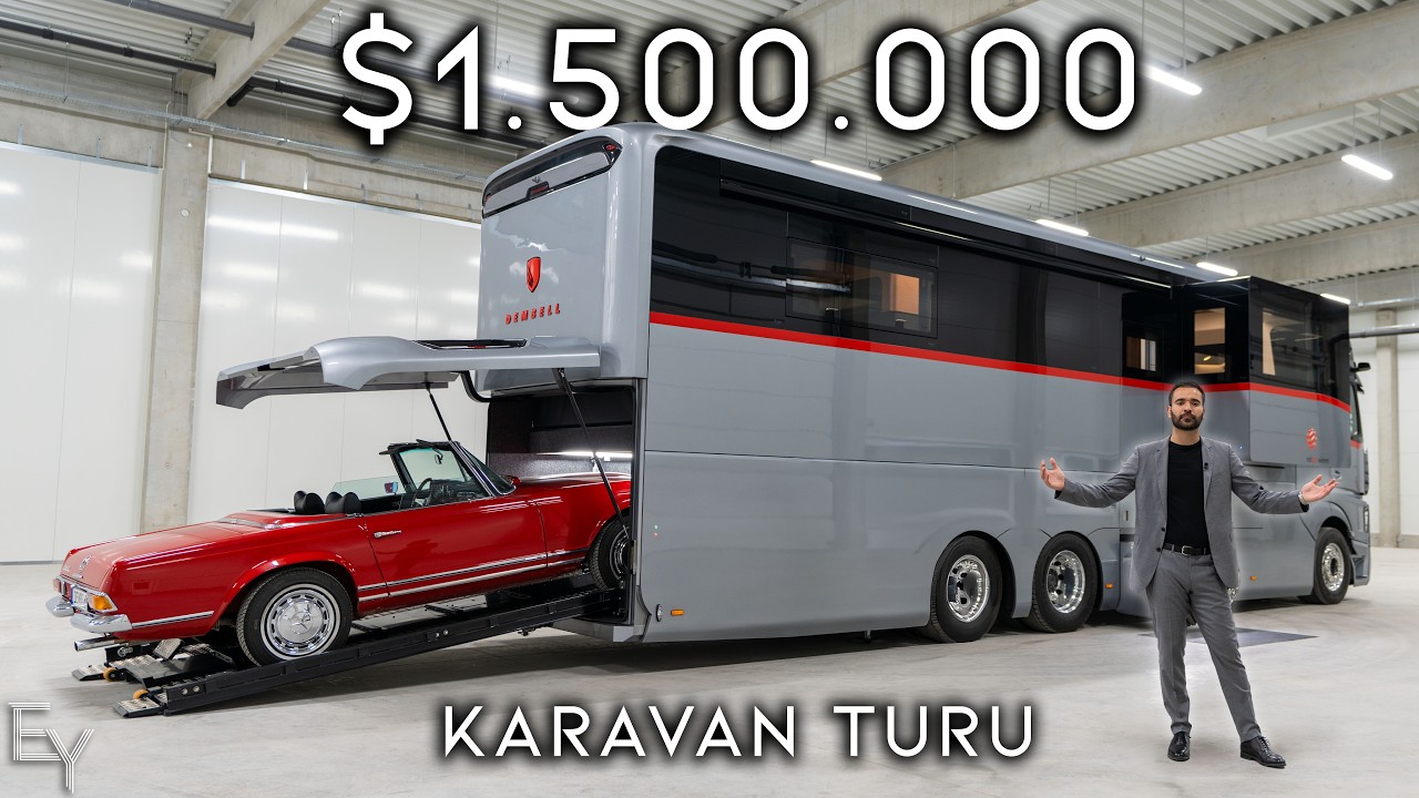 $1.500.000'lık Araba Garajli MUTEŞEM Karavan'i Turladık.