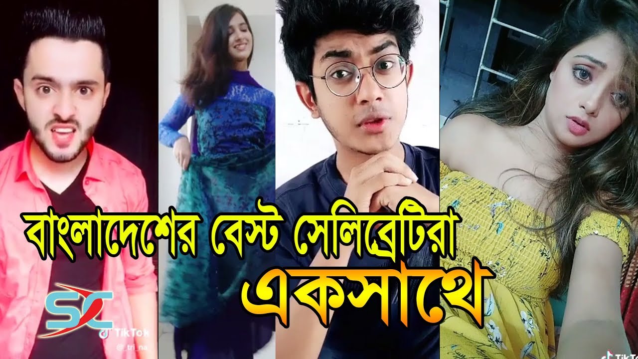 বাংলাদেশের সেরা সেলিব্রেটিদের  মিউজিক্যালি দেখে নিন | The Best TikTok Celebrity in Bangladesh