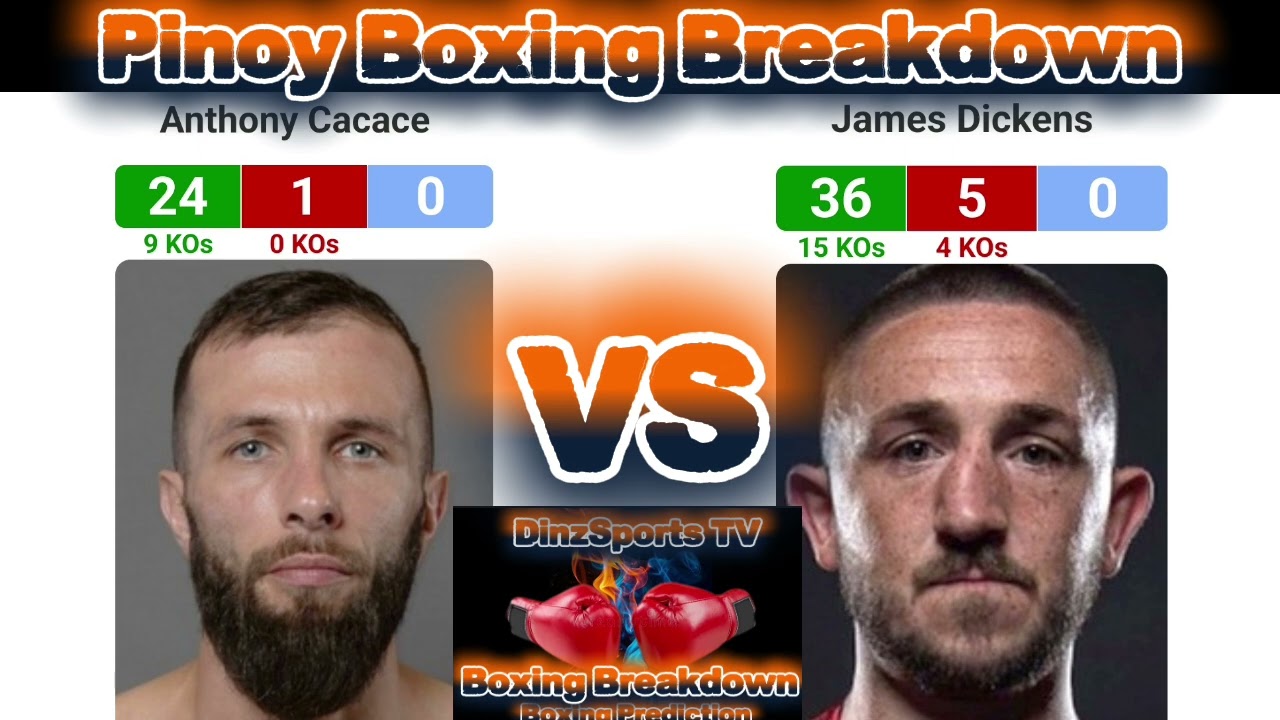 SURE WIN KAYA DITO ANG LYAMADO NA SI ANTHONY CACACE 🇮🇪 VS JAMES DICKENS 🇬🇧 O BAKA MA UPSET?🔥🔥🥊🥊