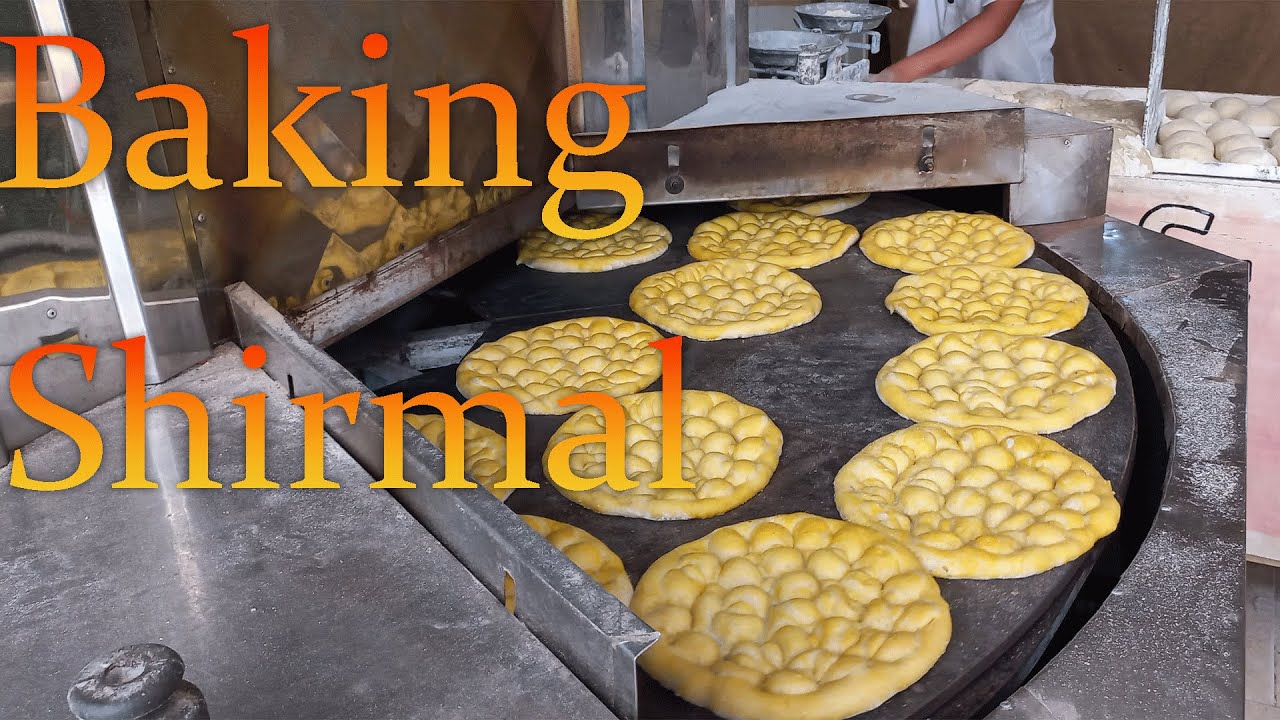 Authentic Persian Flavors: Iranian Shirmal Bread Recipe |baking bread | baking shirmal | #iran