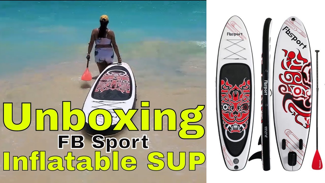 FB Sport Standup Paddle Board Unboxing, Kailua Beach