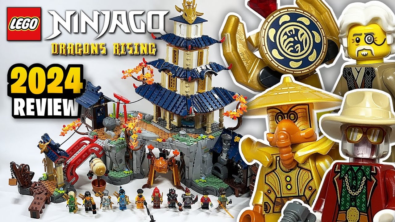 Обзор набора LEGO Ninjago Tournament Temple City (71814) 2024 года