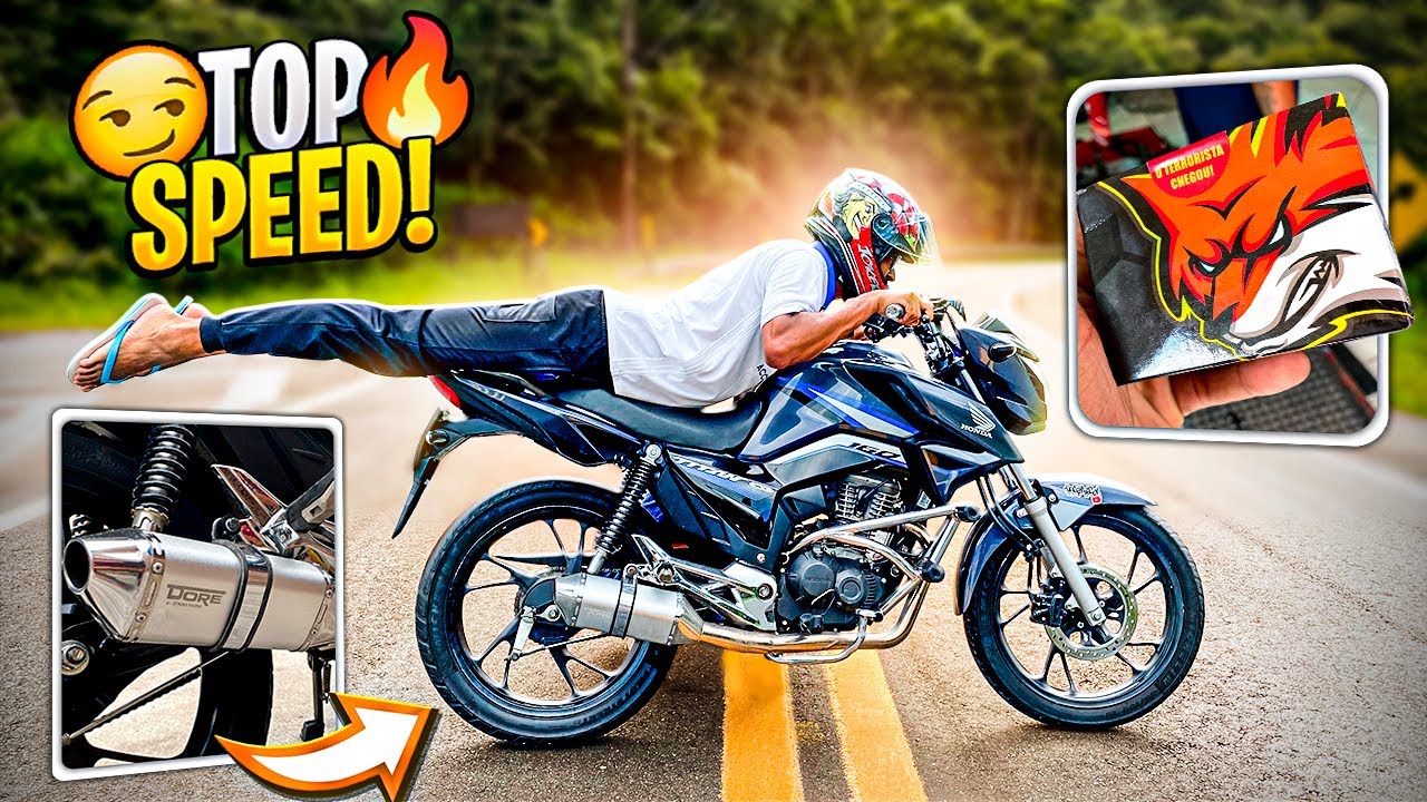TOP SPEED - TITAN 160 NO LIMITE! 🔥