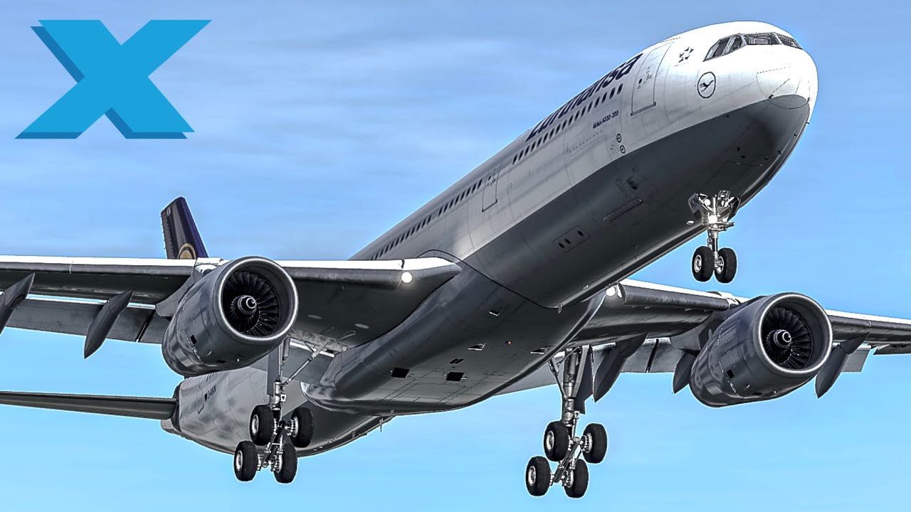 NEW A330 | Lufthansa Airbus A330-300 Takeoff & Landing | X-Plane Mobile