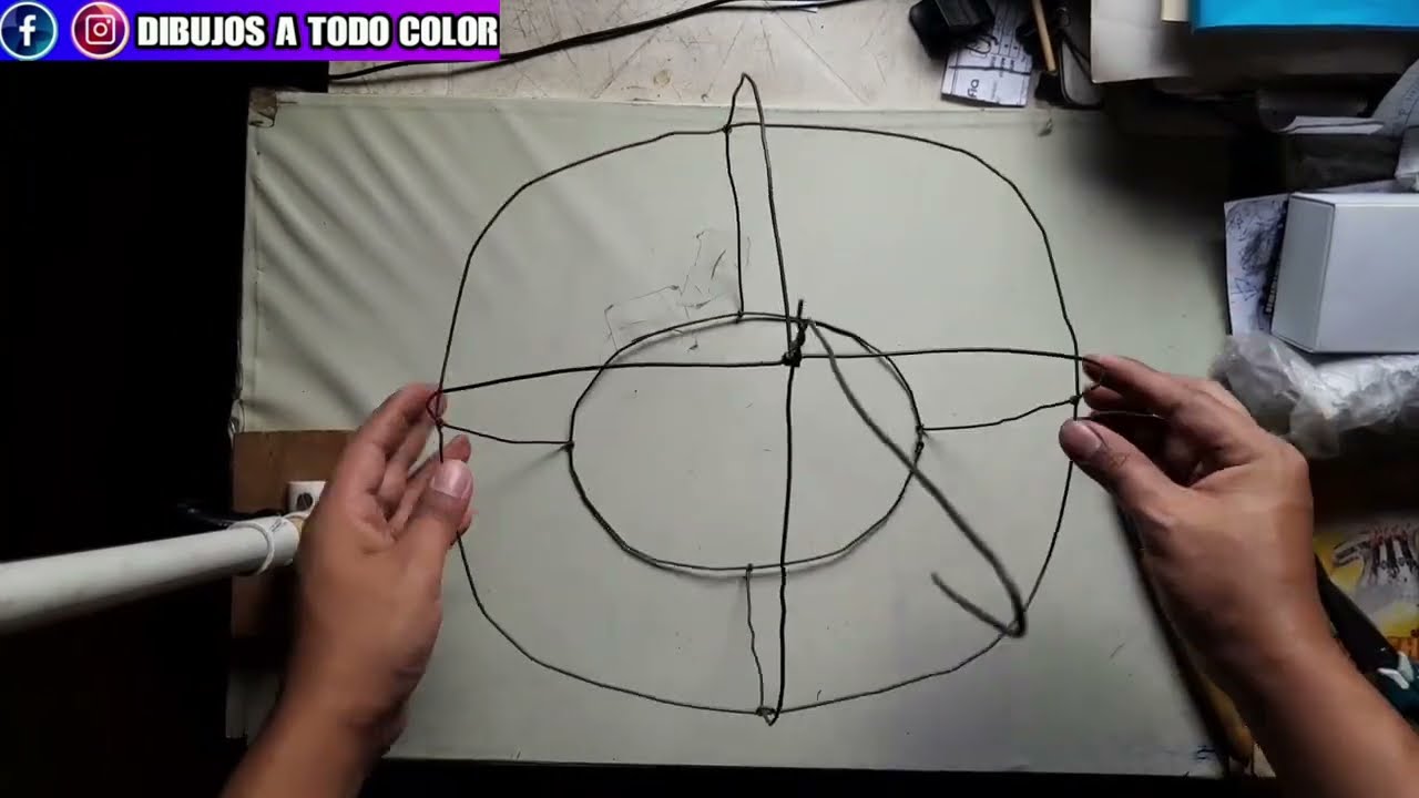 Cómo hacer una piñata fácil de alambre. Parte 1