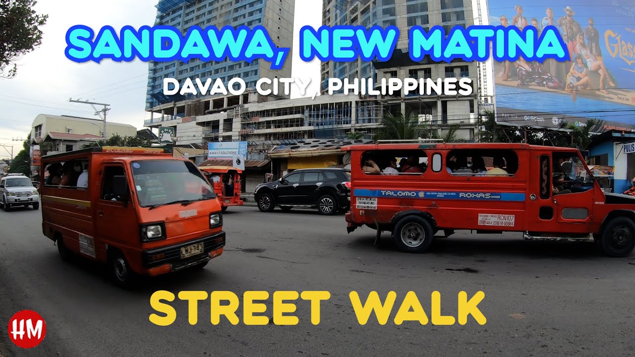 Street Walk at Sandawa, New Matina, Davao City, Philippines