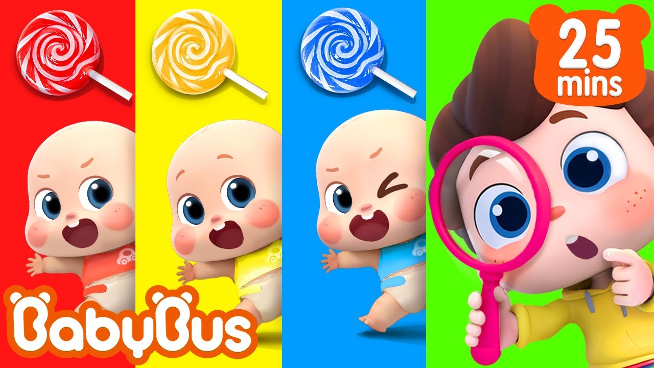 Này em bé màu sắc ơi đang ở đâu | Bài hát ngón tay | Nhạc thiếu nhi vui nhộn | Yes! Neo | BabyBus