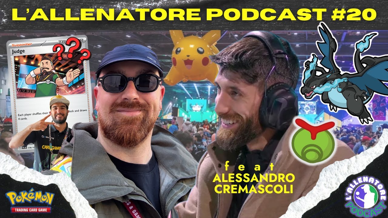 NOVITÀ, EVENTI POKÈMON, GESTIRE UNA LUDOTECA con ALESSANDRO CREMASCOLI - L'allenatore Podcast #20
