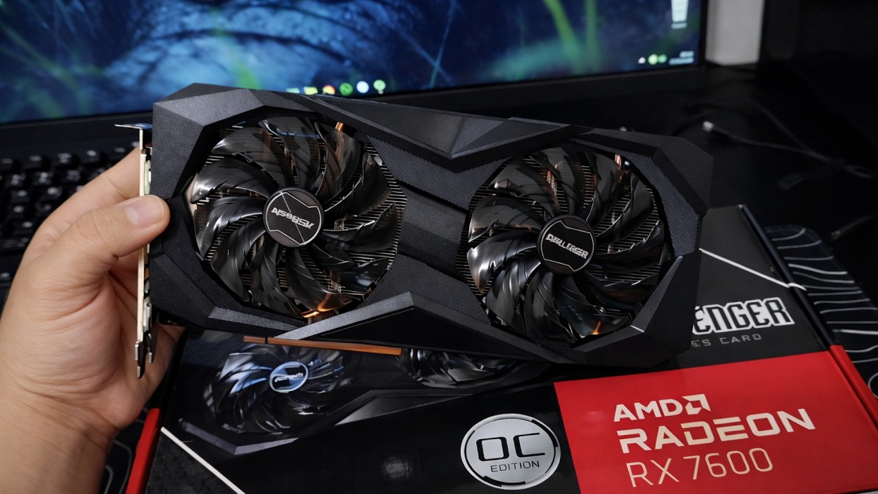 UNBOXING DA MINHA NOVA PLACA DE VÍDEO!!! l RX 7600
