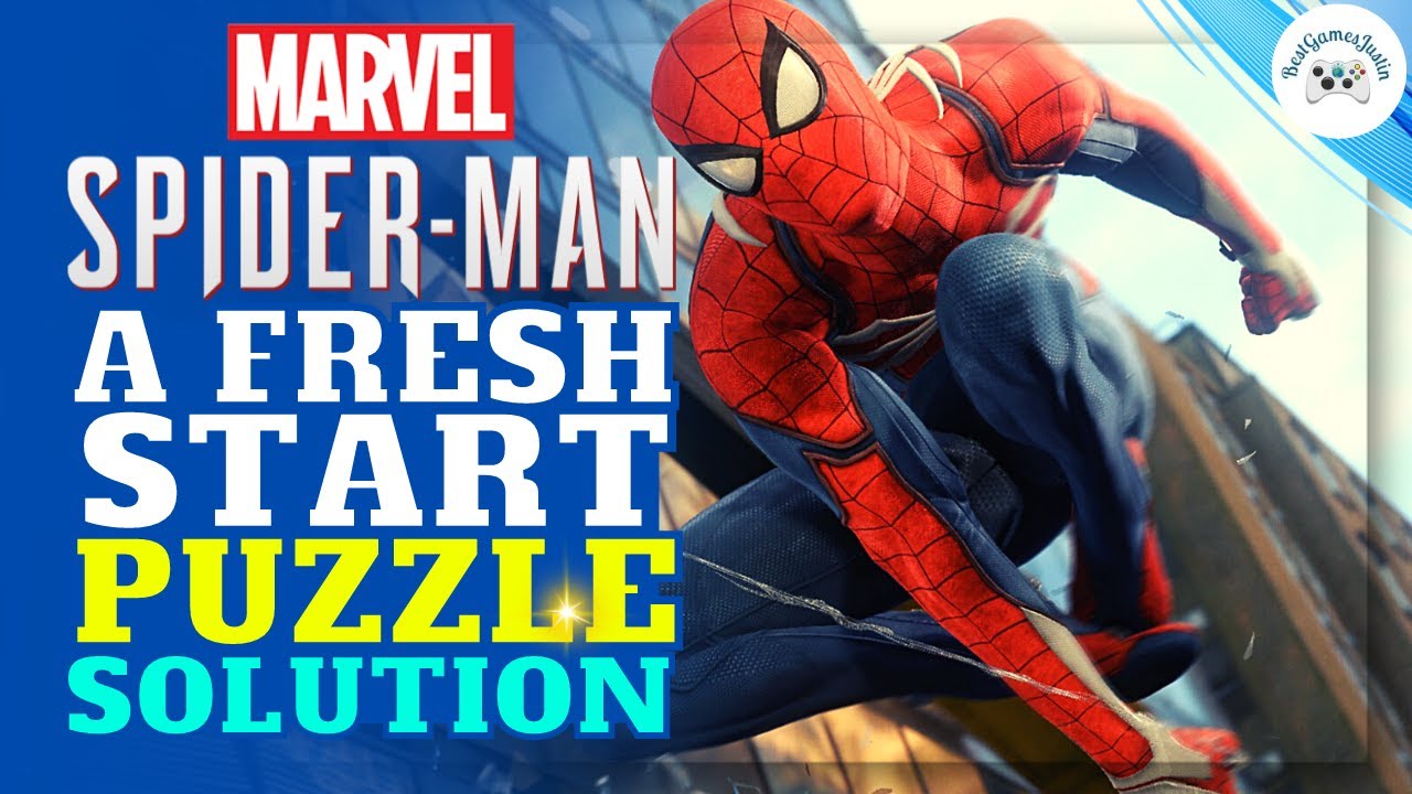 A Fresh Start Mission Puzzle - Solve Circuit Puzzle Marvel's Spiderman. Solve A Fresh Start Puzzle