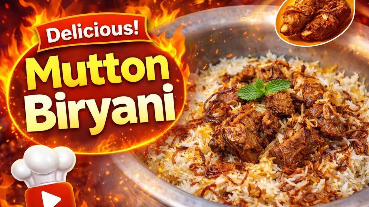 Homemade Muttonbiryani Full Dum Style At Home 🏠 🔥घर पर बनाएं मटन बिरयानी दम स्टाइल 
