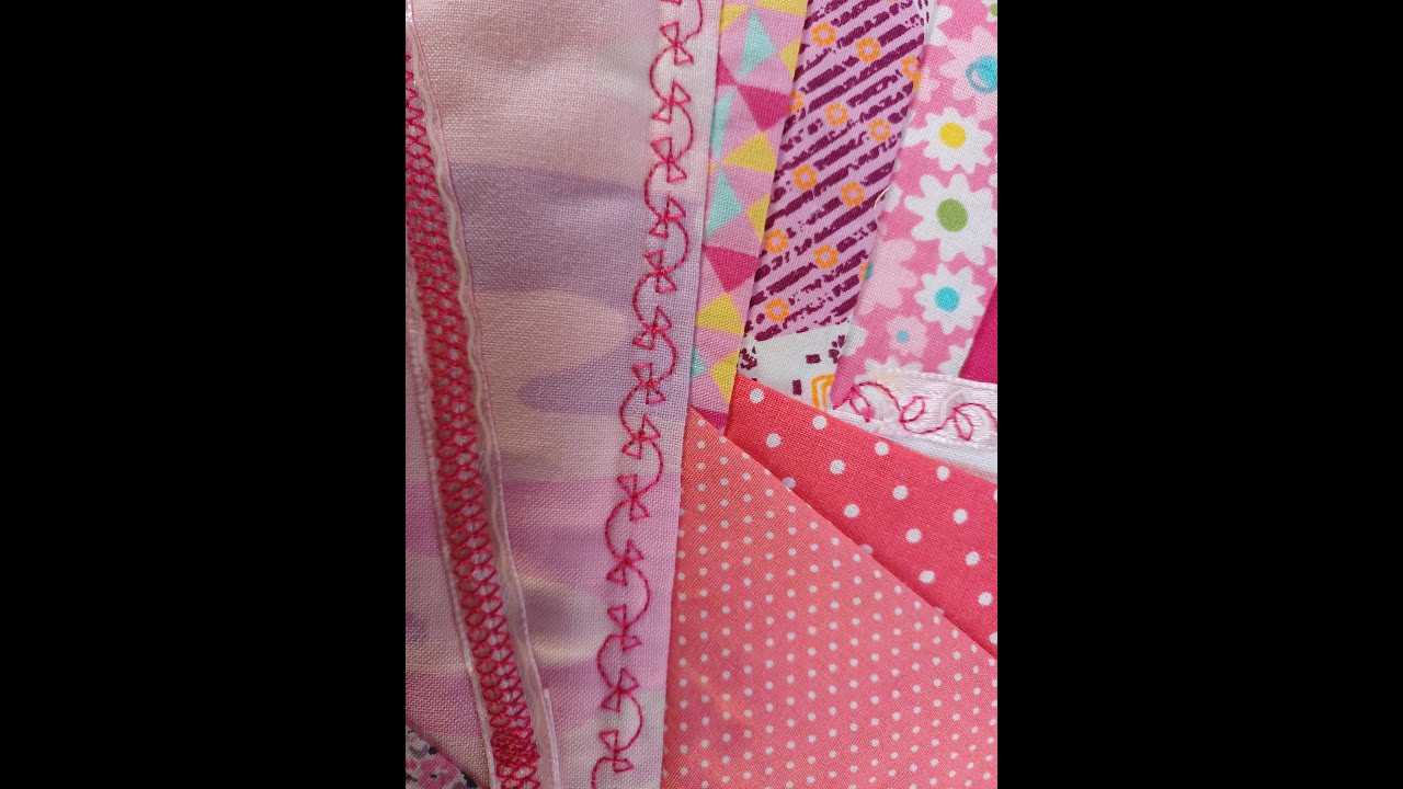 Patchwork facile - Couture facile - Octobre rose 2024 Crasy quilting et Quilt as you go Chutes tissu