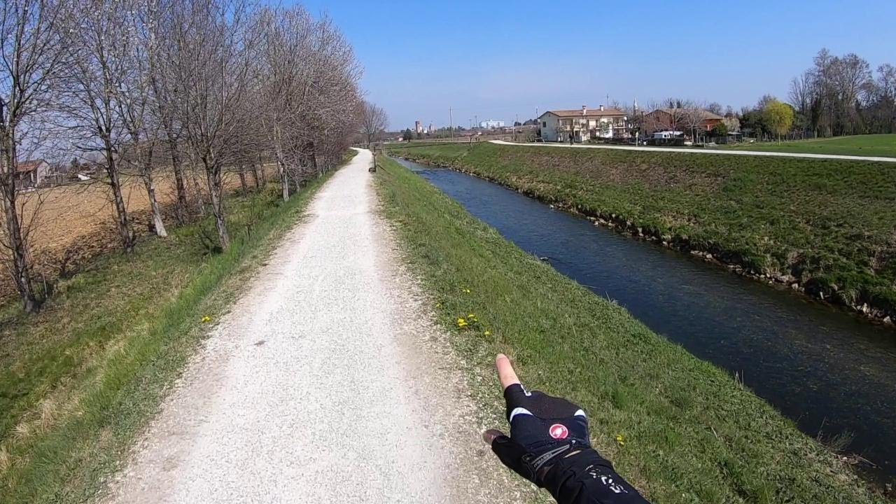 Il videoracconto (da brividi) della ciclabile del Muson e il sentiero degli Ezzelini