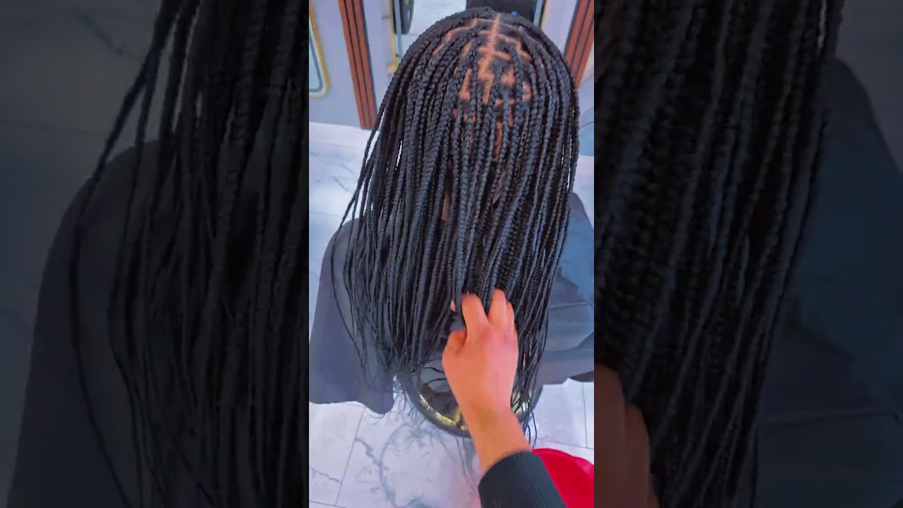 Knotless braids #knotlessbraids #hairstyle #africanbraids #braids #foryou #foryou #goviral 