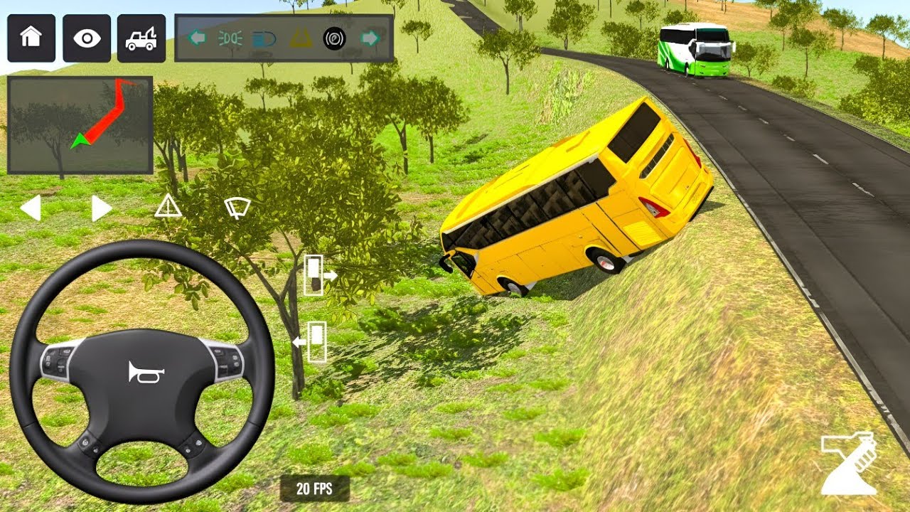 BUS SIMULATOR INDONESIA || Bus🚌 Driving👮‍♂️ New City Coach bus Simulator - Android Gameplay