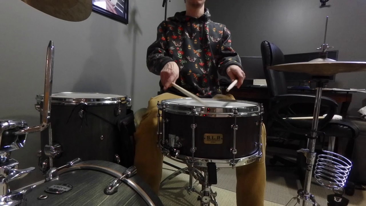 TAMA SLP G-WALNUT SNARE DEMO