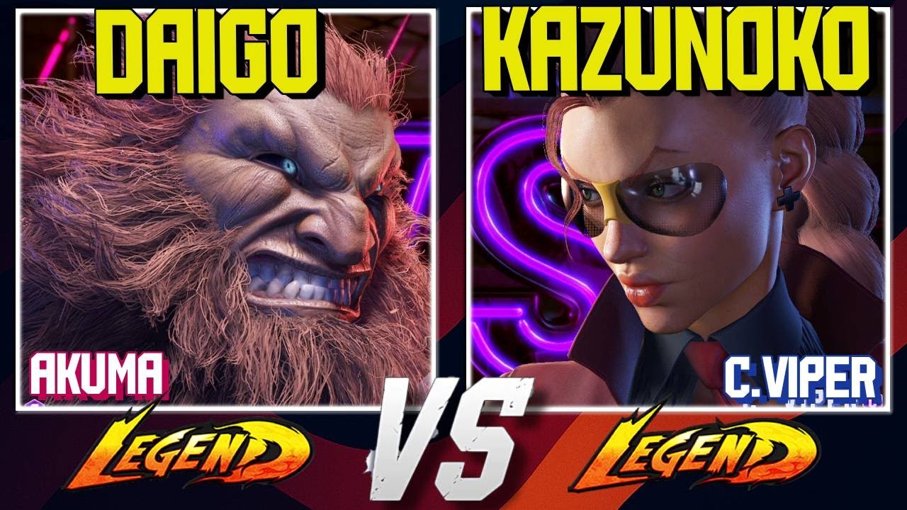 LEGENDS COLLIDE 🔥 DAIGO AKUMA vs KAZUNOKO CRIMSON VIPER | SF6