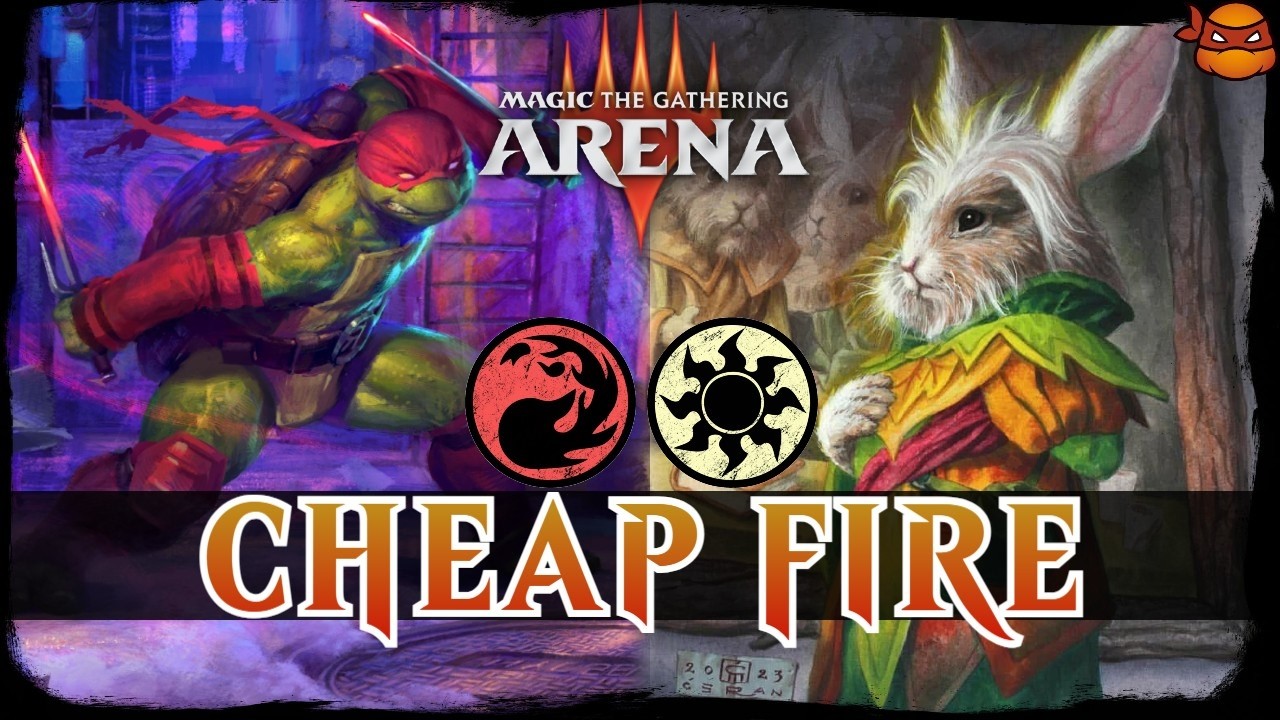 BUDGET BOROS BURN | MTG Arena Boros Token Damage Storm Rapahel Hare Combo TMNT Standard