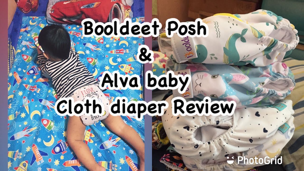 Booldeet Posh & Alva Baby Cloth Diaper review || Tagalog 🇵🇭