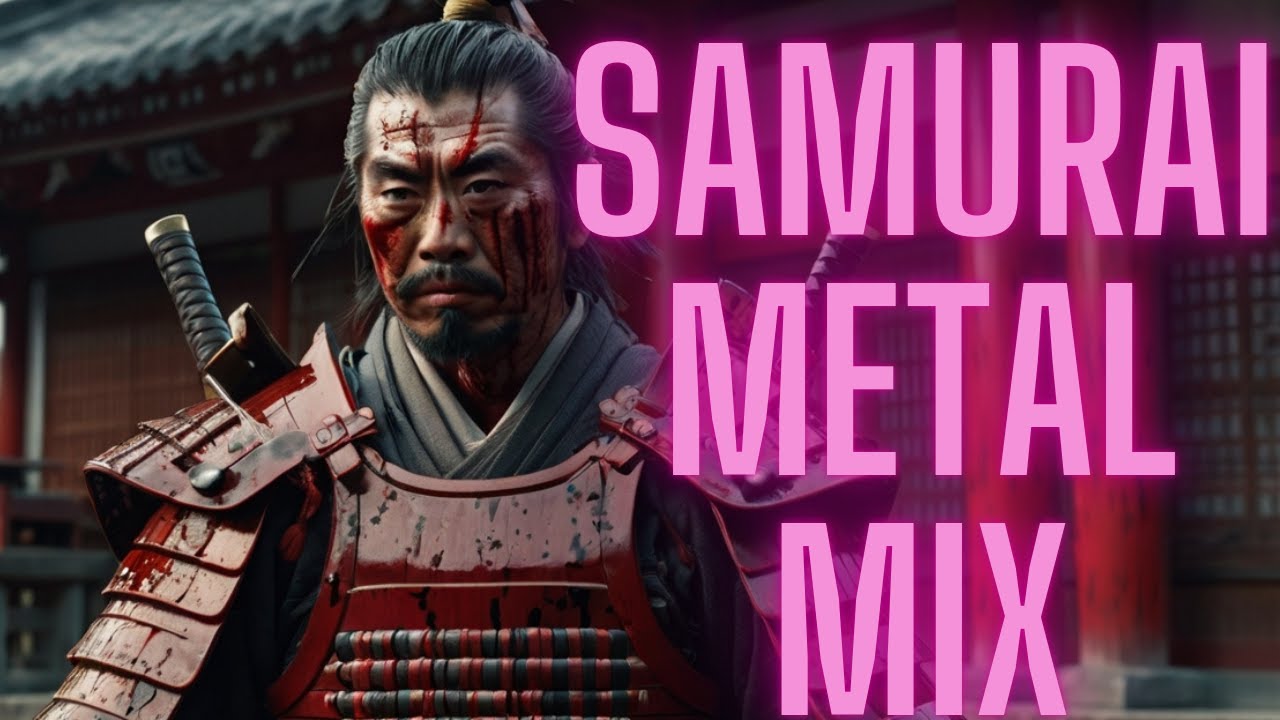 SAMURAI METAL 🪷 1 HOUR MIX of Japanese Metal and Shamisen - Thrash Metal and Power Metal ⛩️