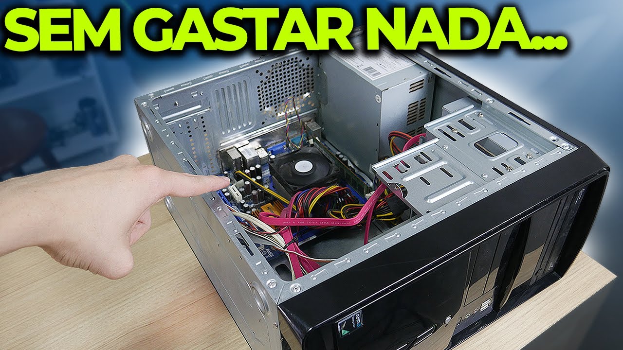 UM PC AMD ANTIGO E LENTO DEMAIS, TENTANDO MELHORAR SEM GASTAR NADA (PARTE 1)