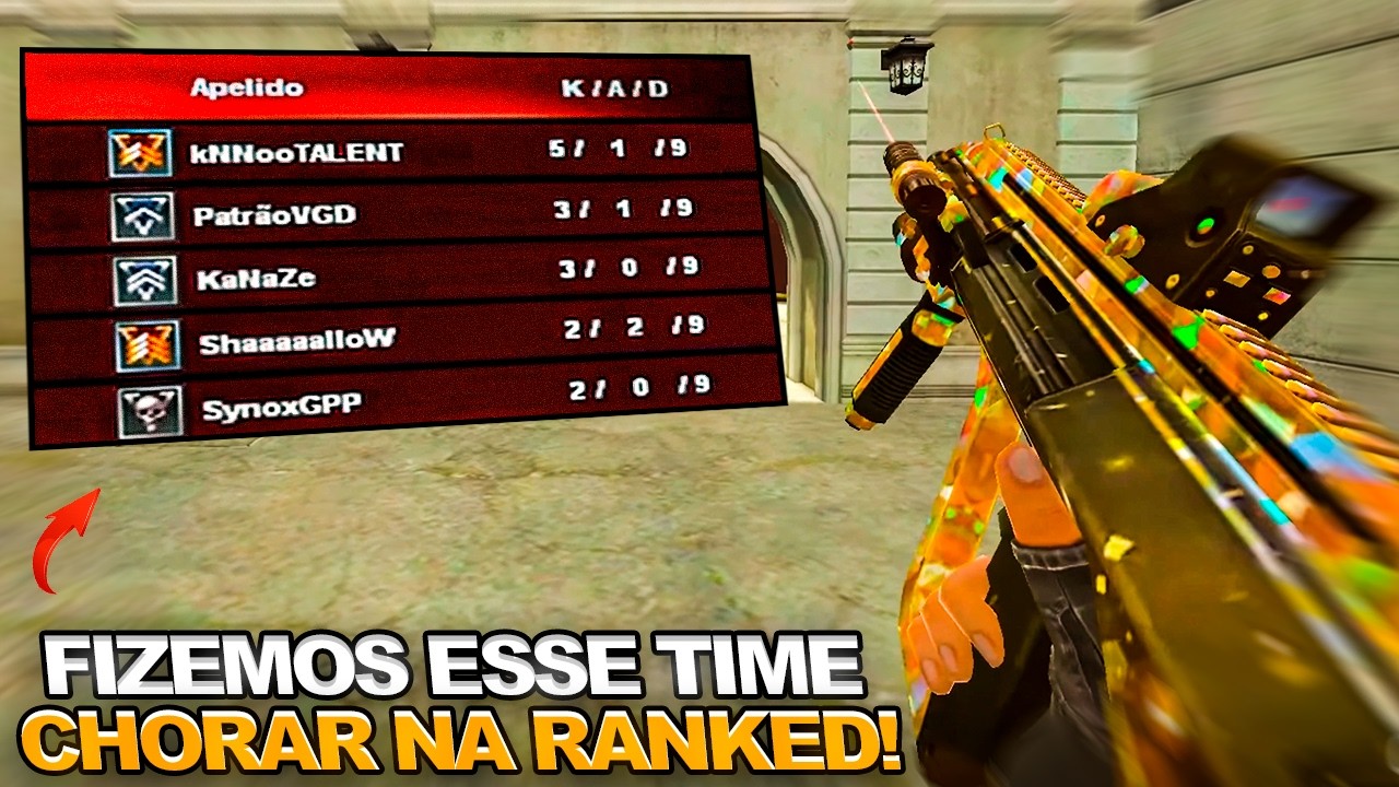 ESPANCAMOS TODO MUNDO NA RANKED! GANHEI 1x5 INCR&Iacute;VEL! - Point Blank