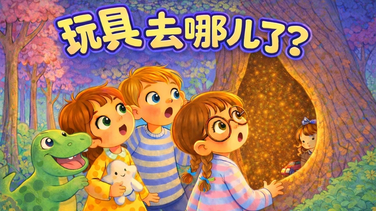 【2026 星星屋睡前绘本】EP10 《树洞里的秘密｜咦？睡着以后，玩具去哪儿了？》｜儿童睡前故事｜中文童话｜晚安故事 |治愈童话｜安睡故事