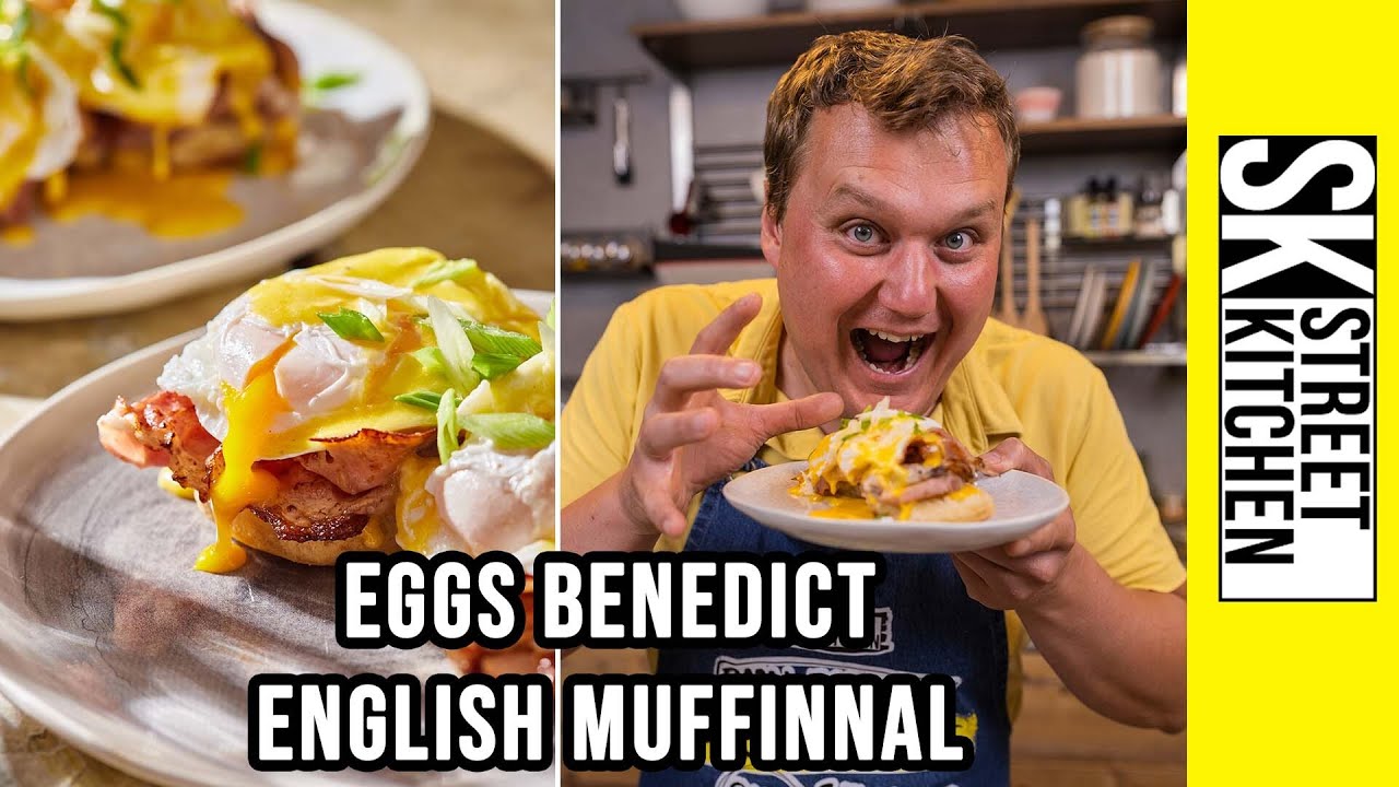 🥚EGGS BENEDICT🥚english muffinnal🥯