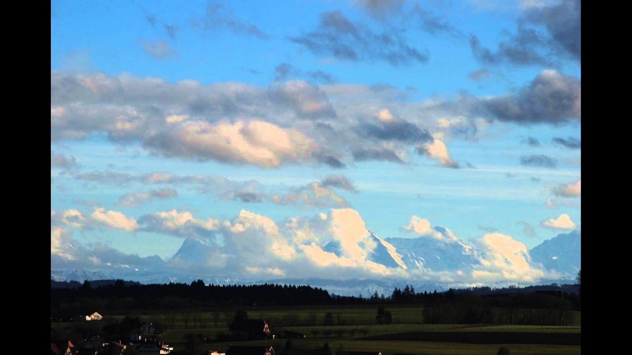 Panorama Berner Alpen Zeitraffer