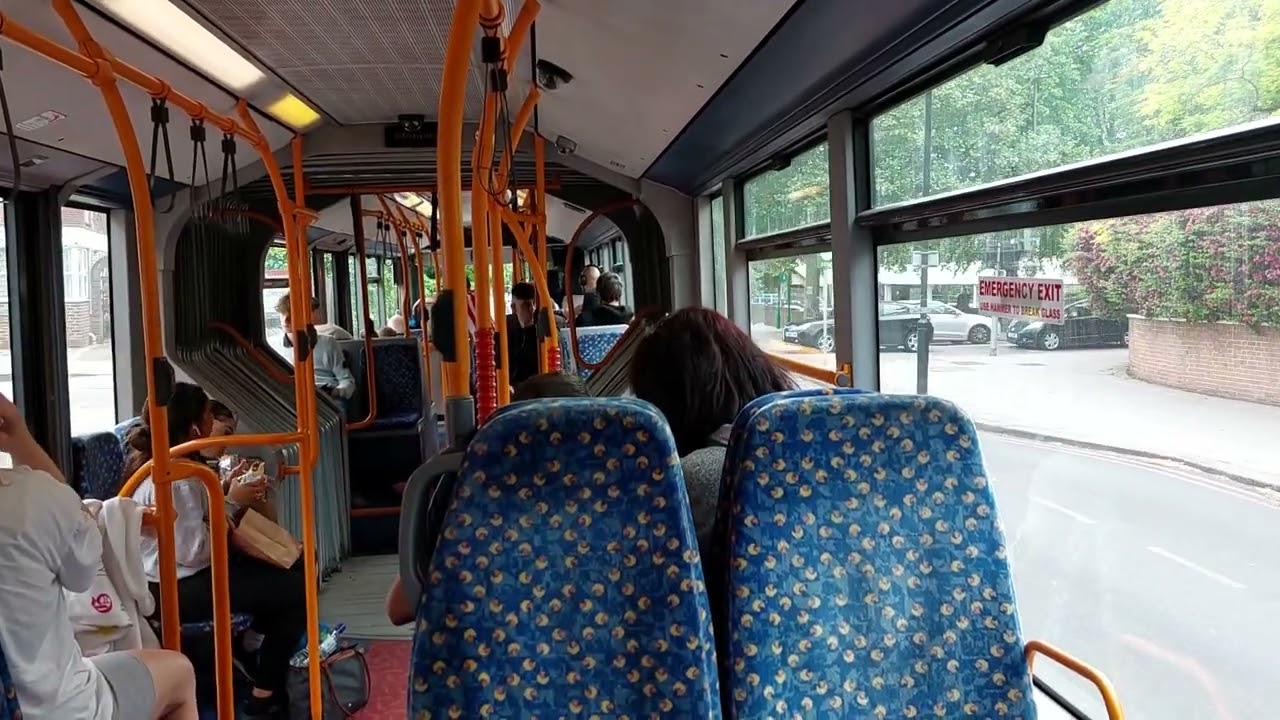 Journey on SWR rail replacement service (LX04LCC) Mercedes benz Citro O530G 18m ex Stagecoach.