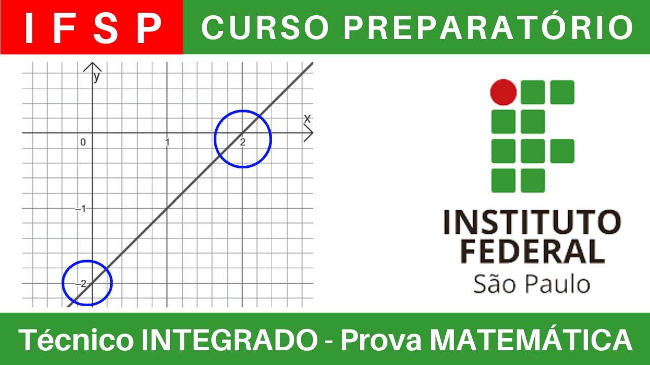 IFSP 🔴 Curso Preparat&oacute;rio 2025/2026 de MATEM&Aacute;TICA #IFSP T&eacute;cnico Integrado ao Ensino M&eacute;dio @BoraIF