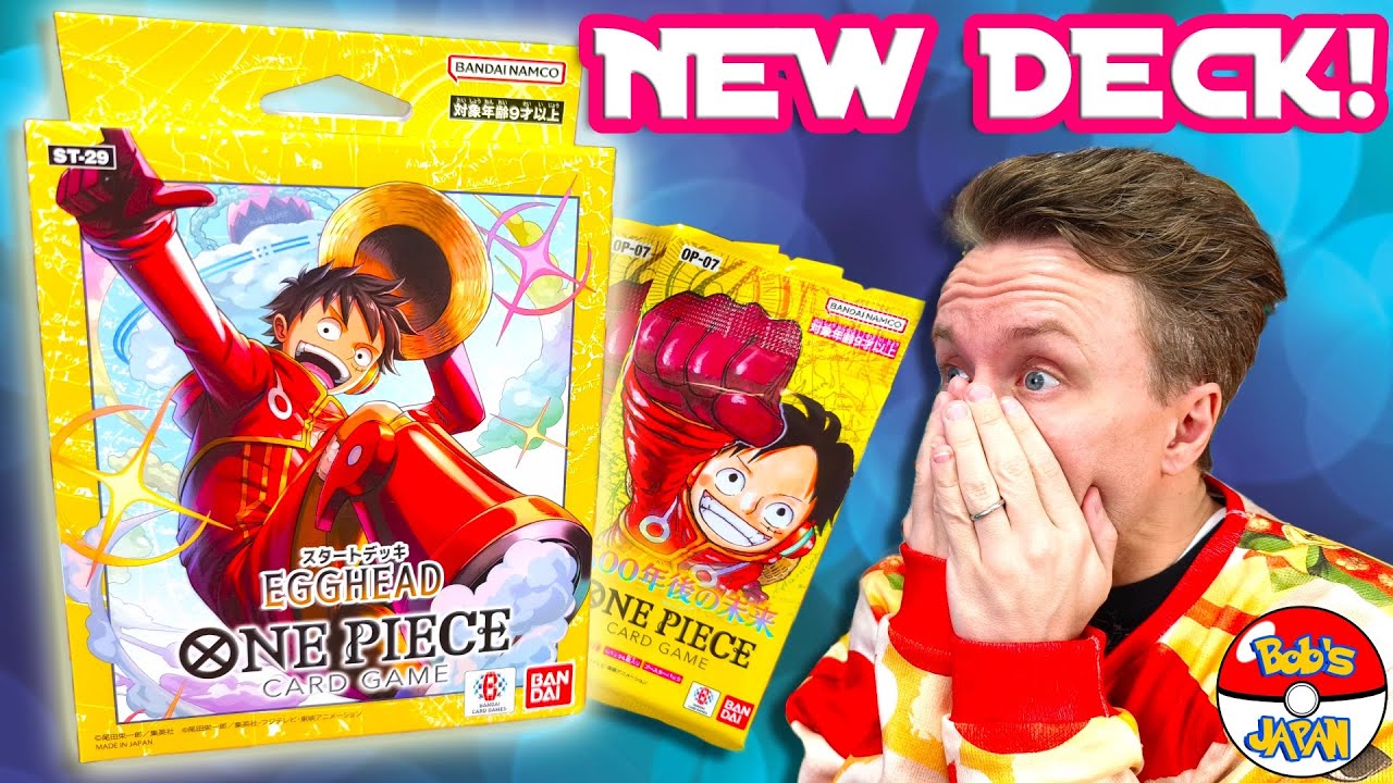 Открытие стартового набора ST-29 Egghead и паков OP-07 в карточной игре One Piece! | Новая колода...
