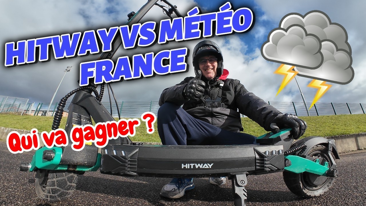 Hitway H11 vs Météo France. Qui va gagner? 🌩️#hitway #scooter