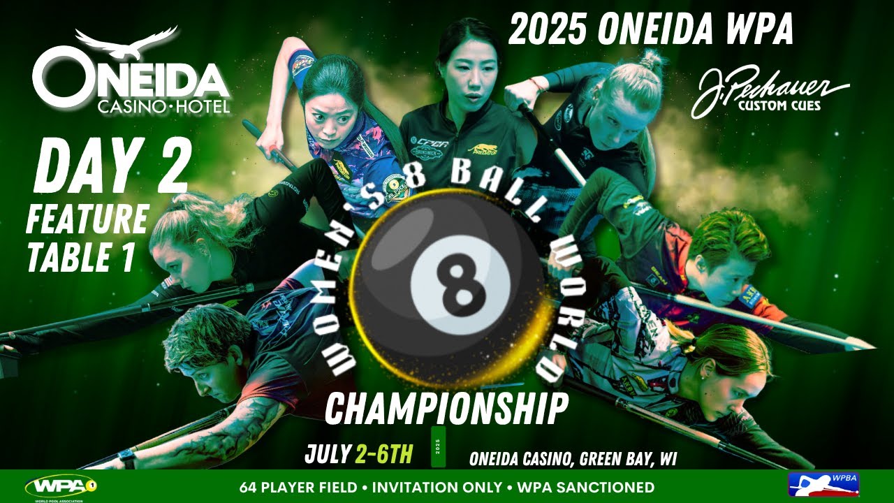 Brittany Bryant vs Margarita Fefilova  - 2025 ONEIDA WPA Women’s 8-Ball World Championship